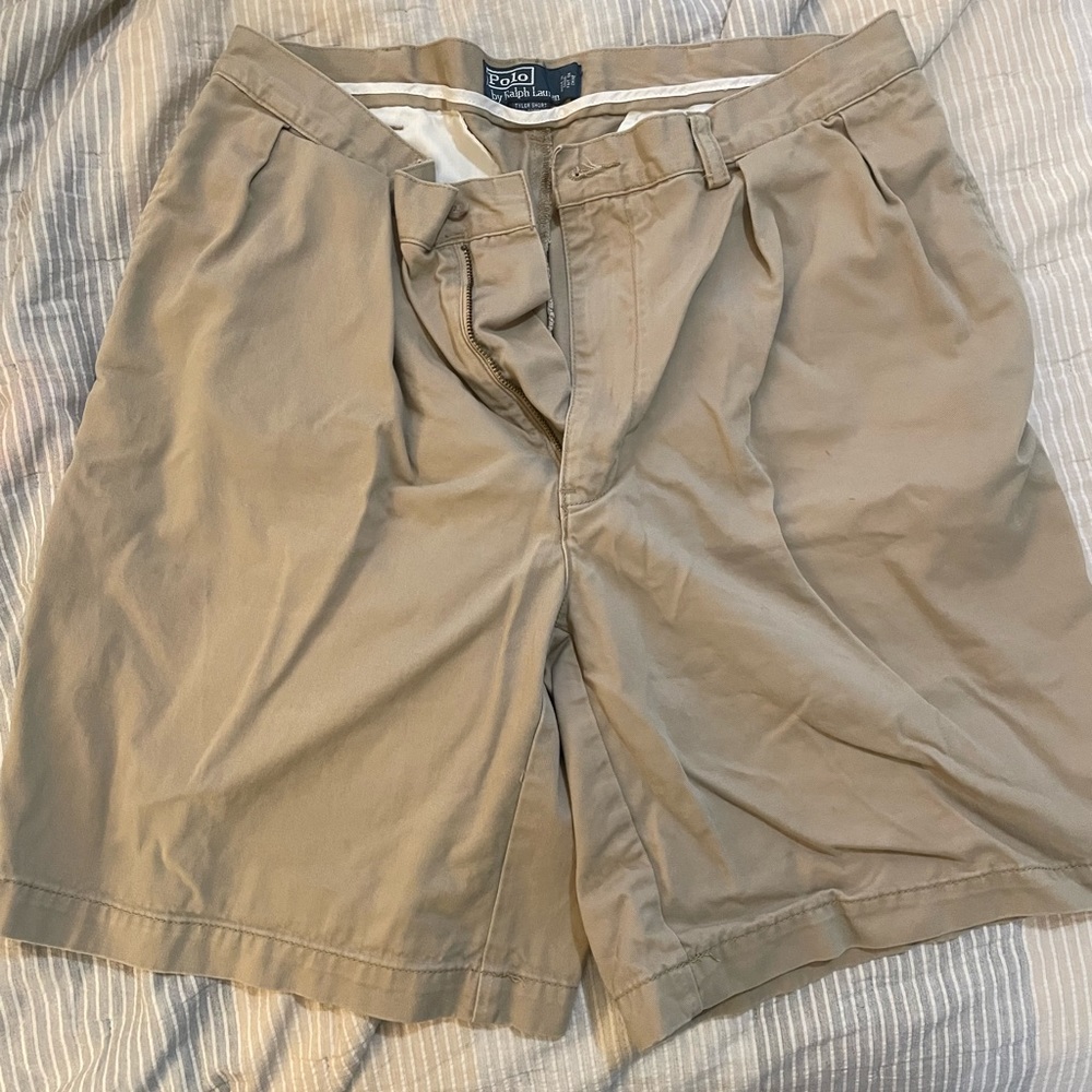 Polo by Ralph Lauren khaki tan shorts size 35